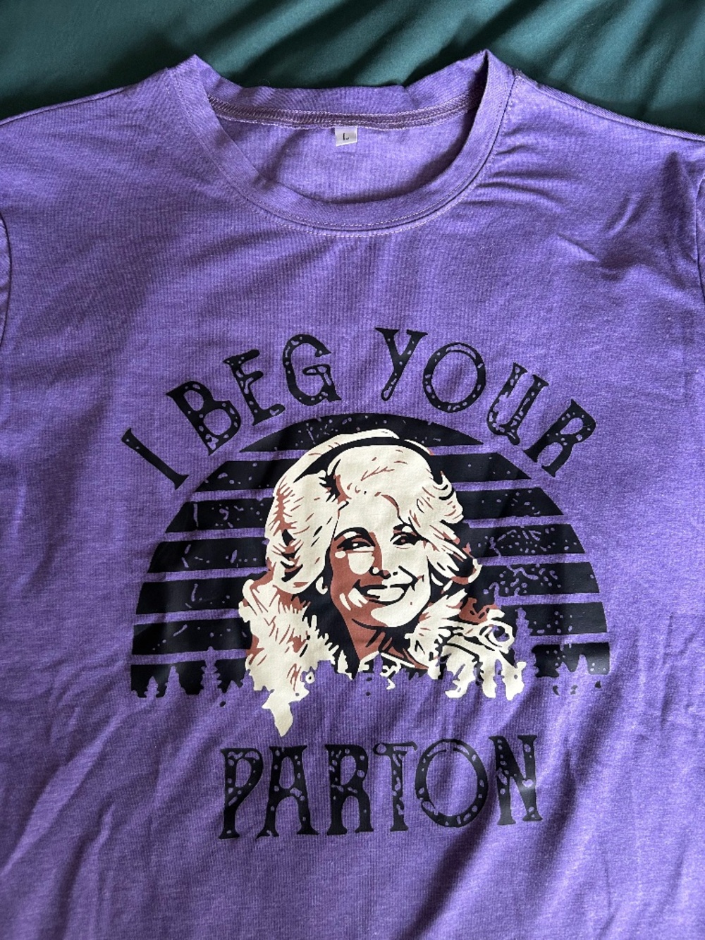 Women’s purple Dolly shirt, size L